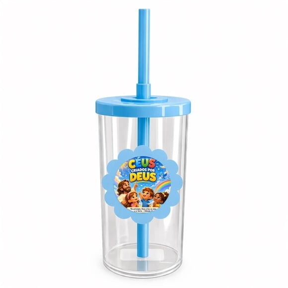 Copo Short Drink Flor Personalizado Céus Criados Por Deus