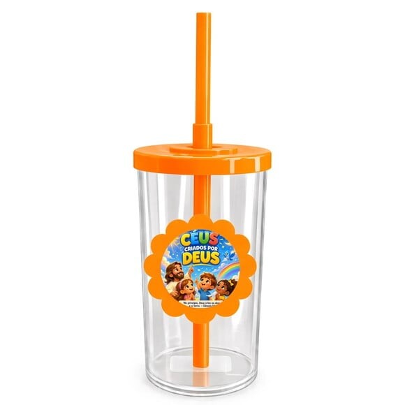 Copo Short Drink Flor Personalizado Céus Criados Por Deus