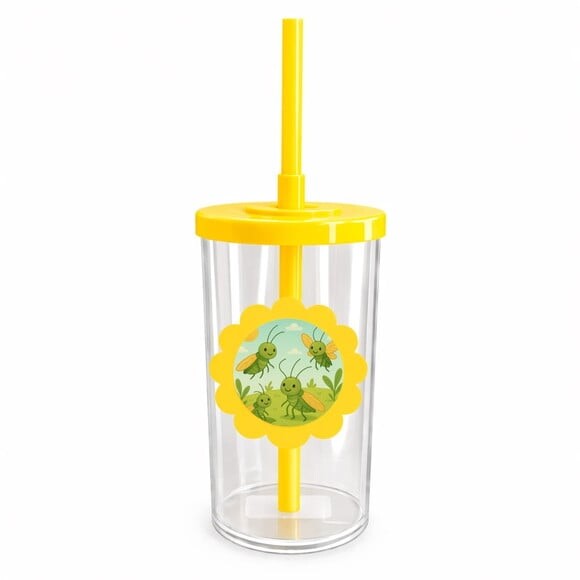 Copo Short Drink Flor Personalizado Cigarras
