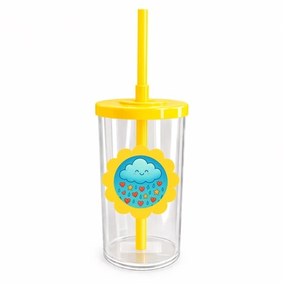 Copo Short Drink Flor Personalizado Chuva de Bênçãos