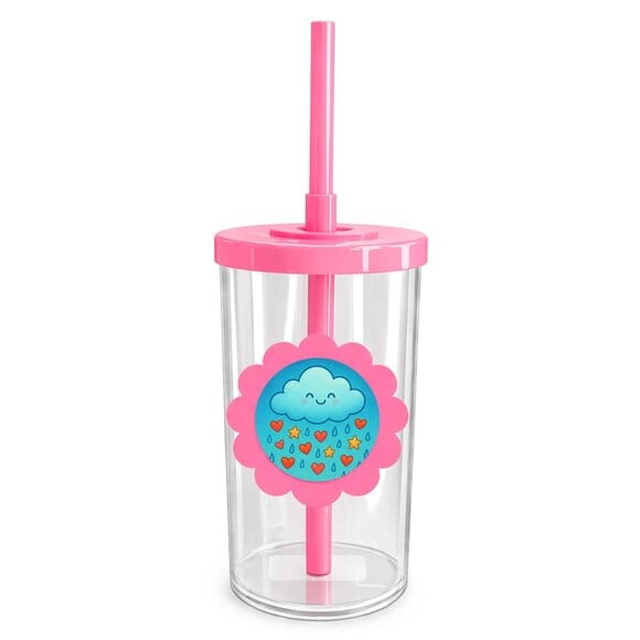 Copo Short Drink Flor Personalizado Chuva de Bênçãos