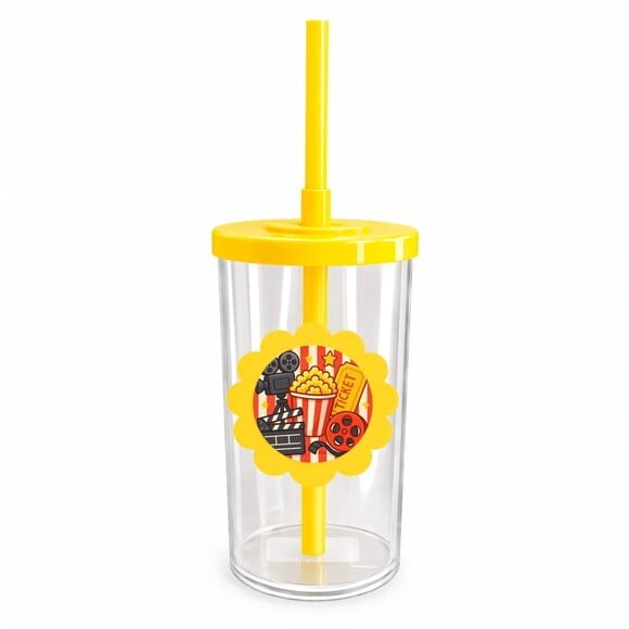 Copo Short Drink Flor Personalizado Cinema