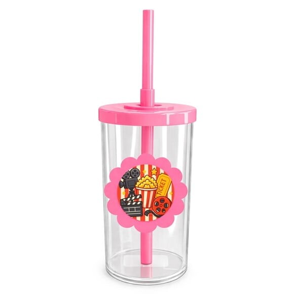 Copo Short Drink Flor Personalizado Cinema