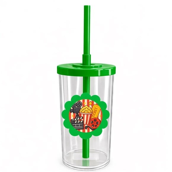 Copo Short Drink Flor Personalizado Cinema