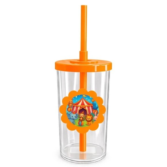 Copo Short Drink Flor Personalizado Circo Encantado