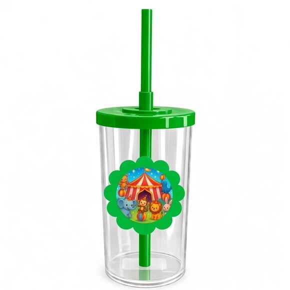 Copo Short Drink Flor Personalizado Circo Encantado