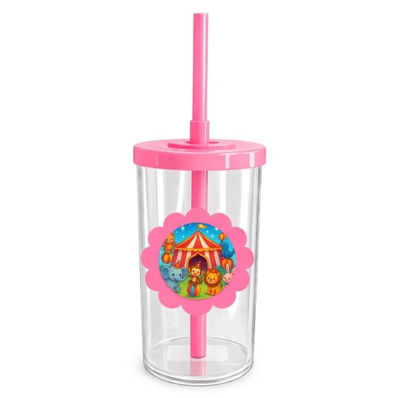 Copo Short Drink Flor Personalizado Circo Encantado