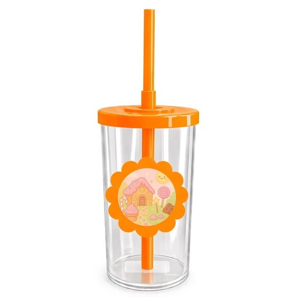 Copo Short Drink Flor Personalizado Confeitaria Kids