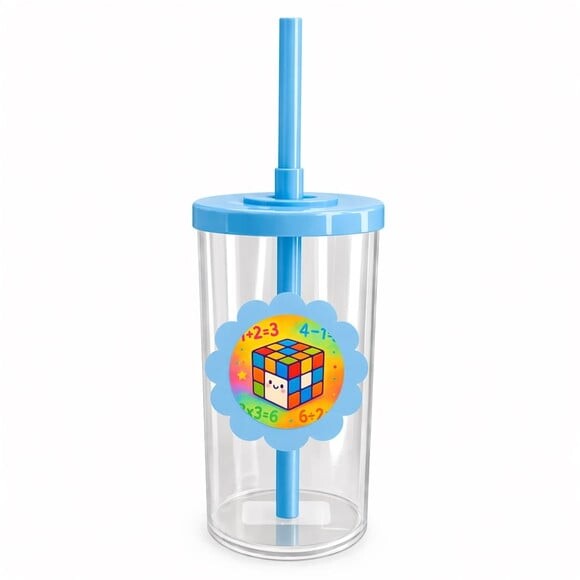 Copo Short Drink Flor Personalizado Cubo Mágico