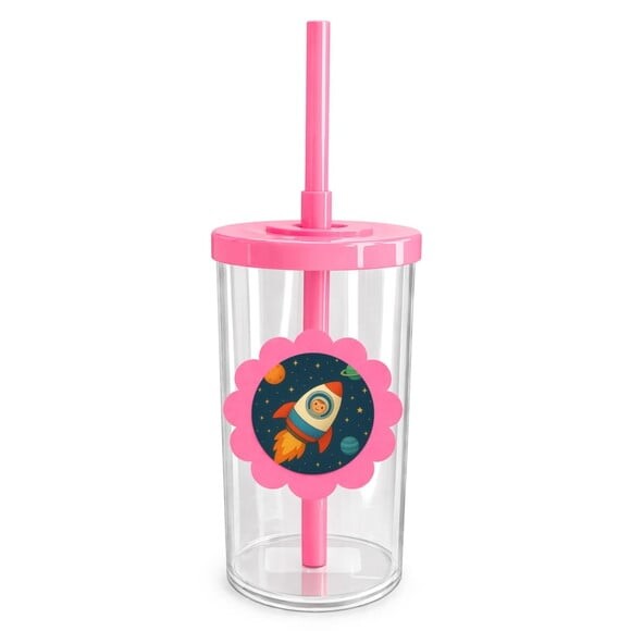 Copo Short Drink Flor Personalizado Espaço Sideral