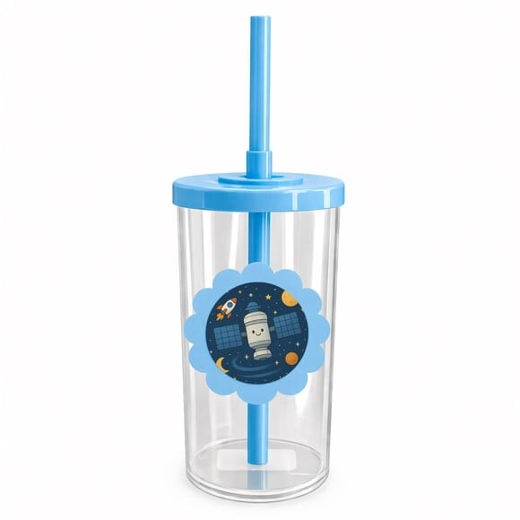 Copo Short Drink Flor Personalizado Estação Espacial
