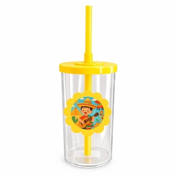 Copo Short Drink Flor Personalizado Festa Mexicana