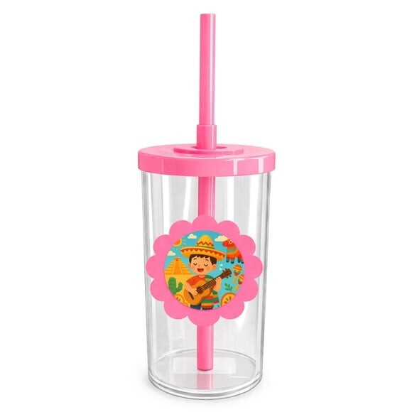Copo Short Drink Flor Personalizado Festa Mexicana