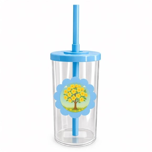 Copo Short Drink Flor Personalizado Flor de Ipê Amarela