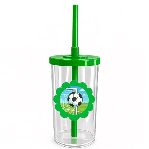 Copo Short Drink Flor Personalizado Futebol