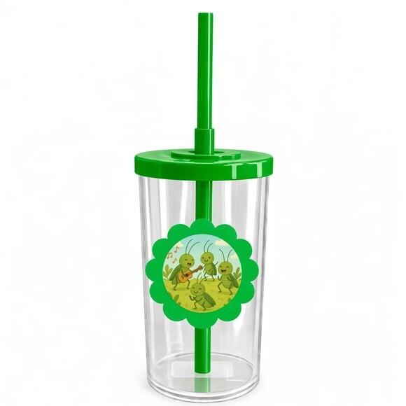 Copo Short Drink Flor Personalizado Grilos