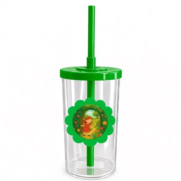 Copo Short Drink Flor Personalizado Jardim Secreto