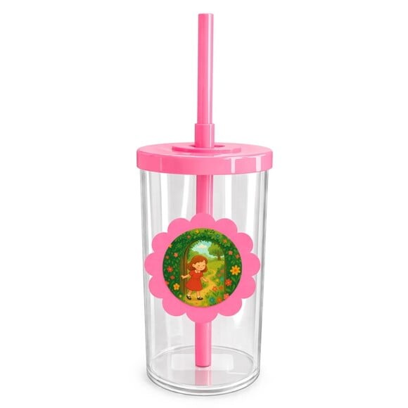Copo Short Drink Flor Personalizado Jardim Secreto