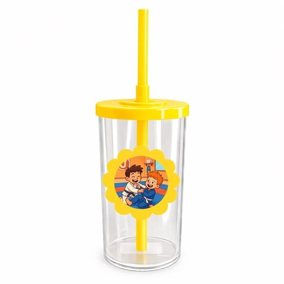 Copo Short Drink Flor Personalizado Jiu-jítsu