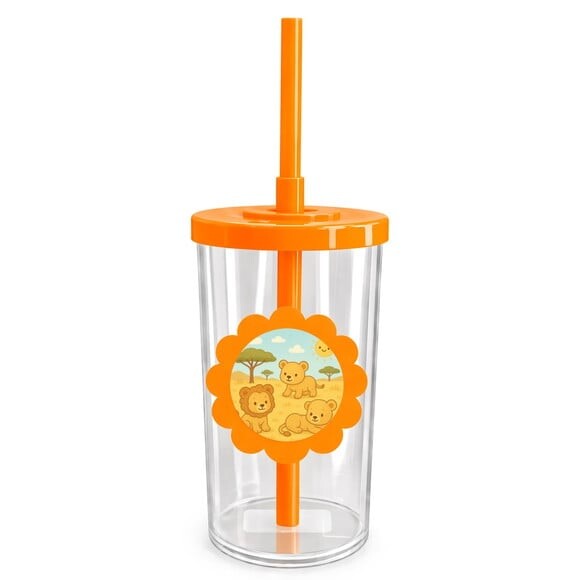 Copo Short Drink Flor Personalizado Leãozinhos
