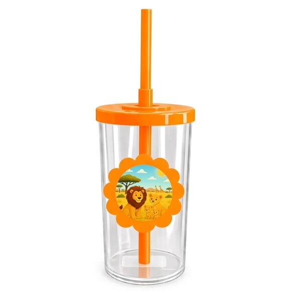 Copo Short Drink Flor Personalizado Leões