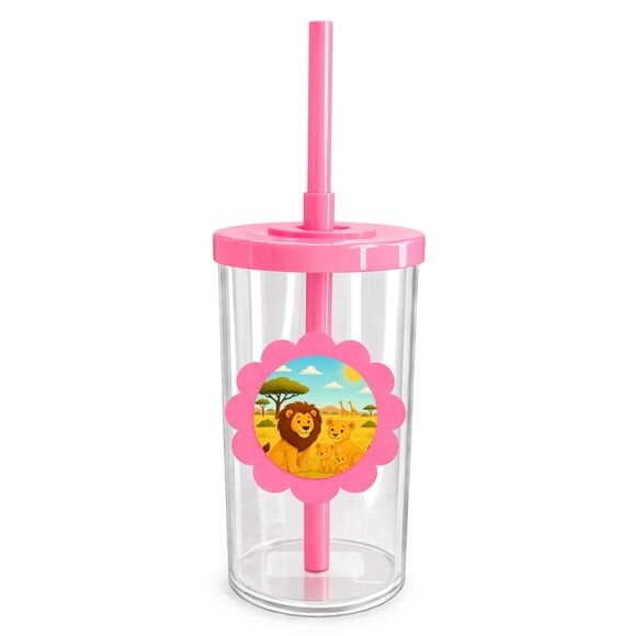 Copo Short Drink Flor Personalizado Leões
