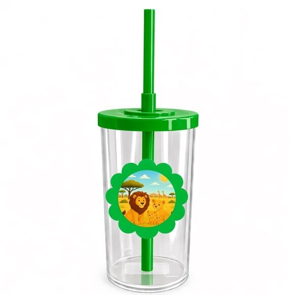 Copo Short Drink Flor Personalizado Leões