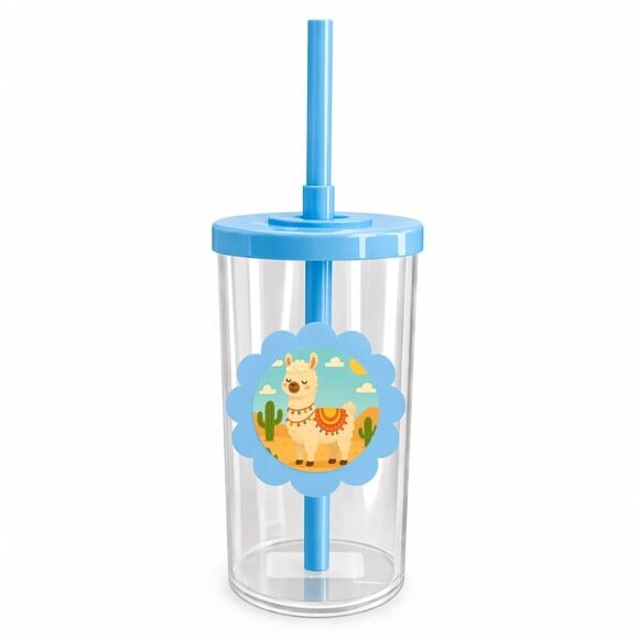 Copo Short Drink Flor Personalizado Lhama