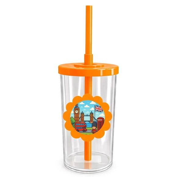 Copo Short Drink Flor Personalizado Londres