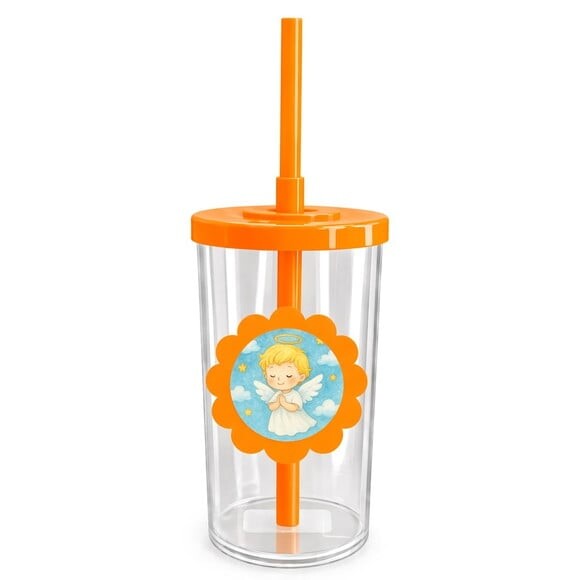 Copo Short Drink Flor Personalizado Meu Batizado