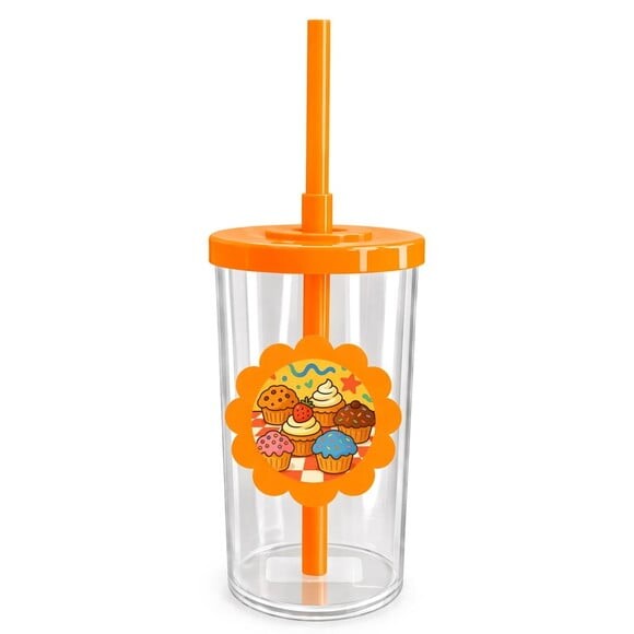 Copo Short Drink Flor Personalizado Muffins