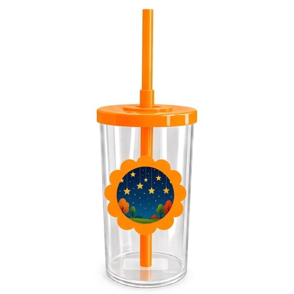 Copo Short Drink Flor Personalizado Noite das Estrelas