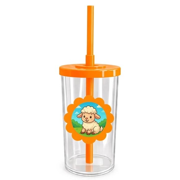Copo Short Drink Flor Personalizado Ovelhinha