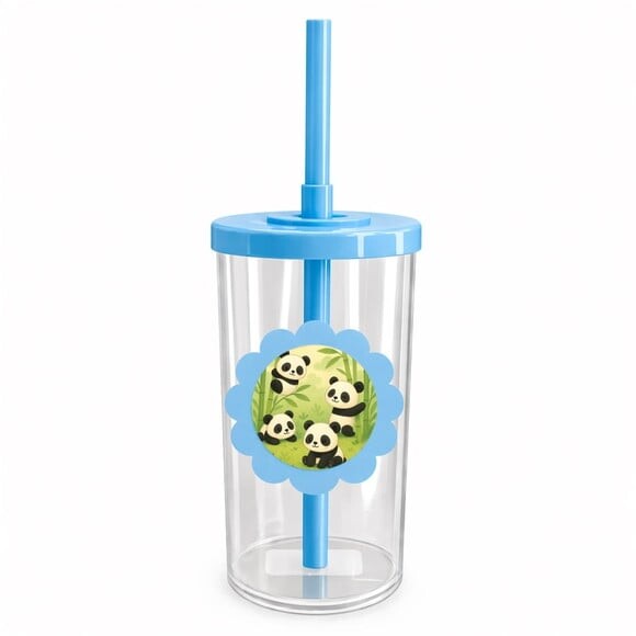 Copo Short Drink Flor Personalizado Pandinhas