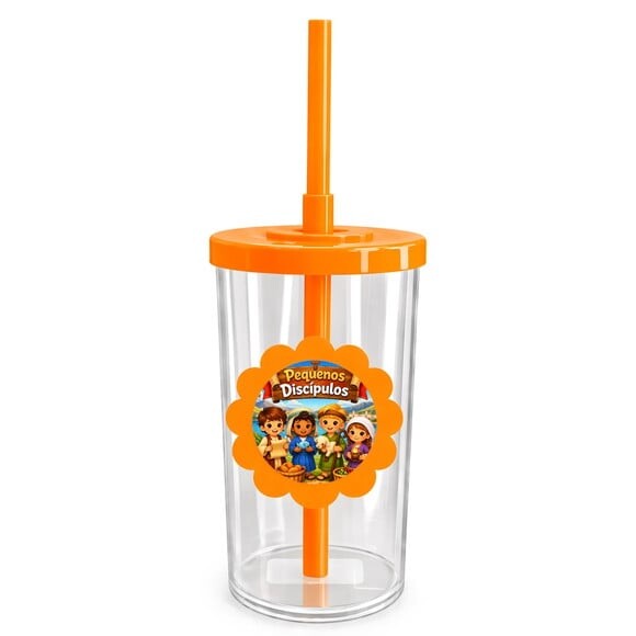 Copo Short Drink Flor Personalizado Pequenos Discípulos