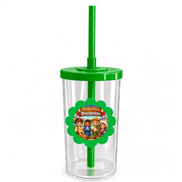 Copo Short Drink Flor Personalizado Pequenos Discípulos
