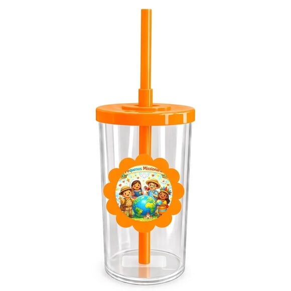 Copo Short Drink Flor Personalizado Pequenos Missionários