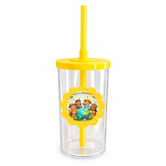 Copo Short Drink Flor Personalizado Pequenos Missionários