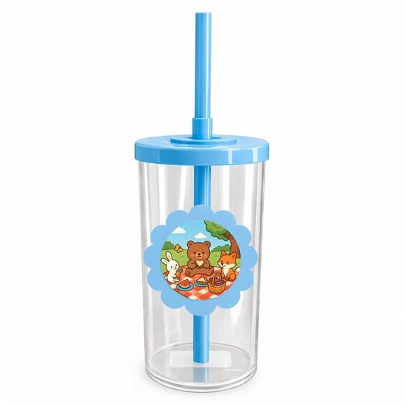 Copo Short Drink Flor Personalizado Picnic