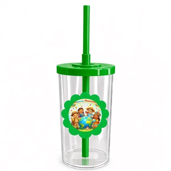 Copo Short Drink Flor Personalizado Pequenos Missionários