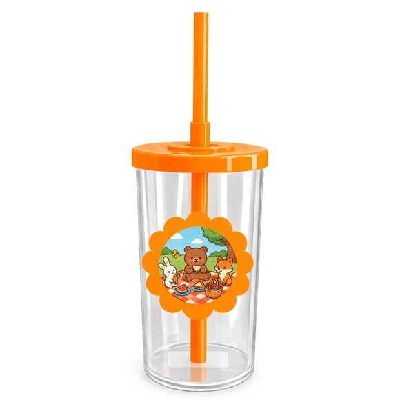 Copo Short Drink Flor Personalizado Picnic