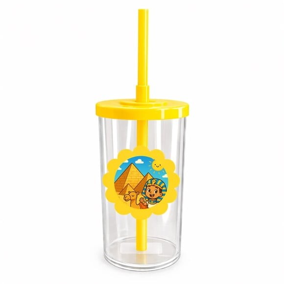Copo Short Drink Flor Personalizado Pirâmides do Egito
