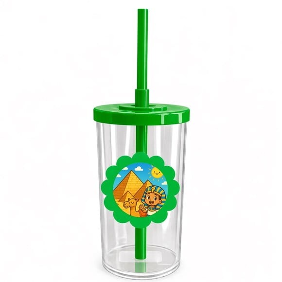 Copo Short Drink Flor Personalizado Pirâmides do Egito