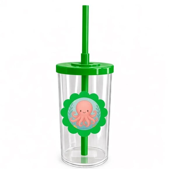 Copo Short Drink Flor Personalizado Polvo