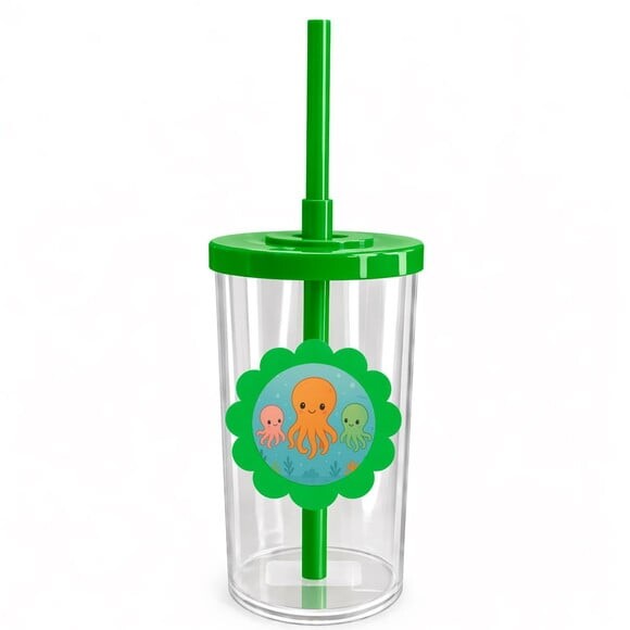Copo Short Drink Flor Personalizado Polvinhos