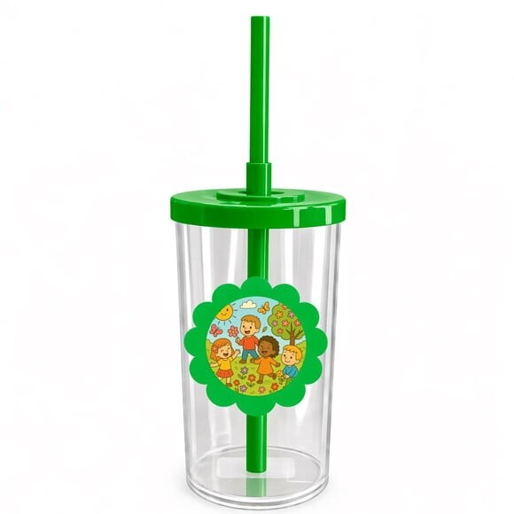 Copo Short Drink Flor Personalizado Primavera Divertida
