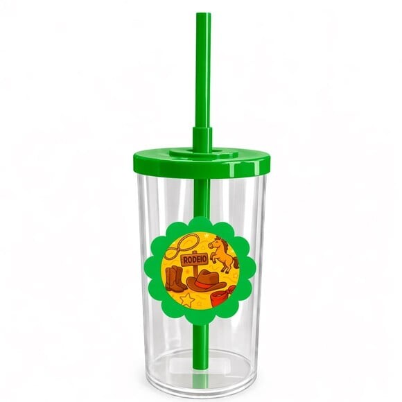 Copo Short Drink Flor Personalizado Rodeio