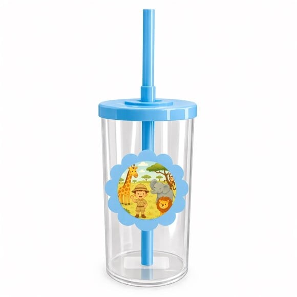 Copo Short Drink Flor Personalizado Safari