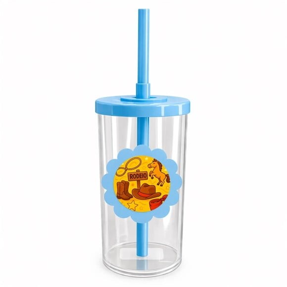 Copo Short Drink Flor Personalizado Rodeio