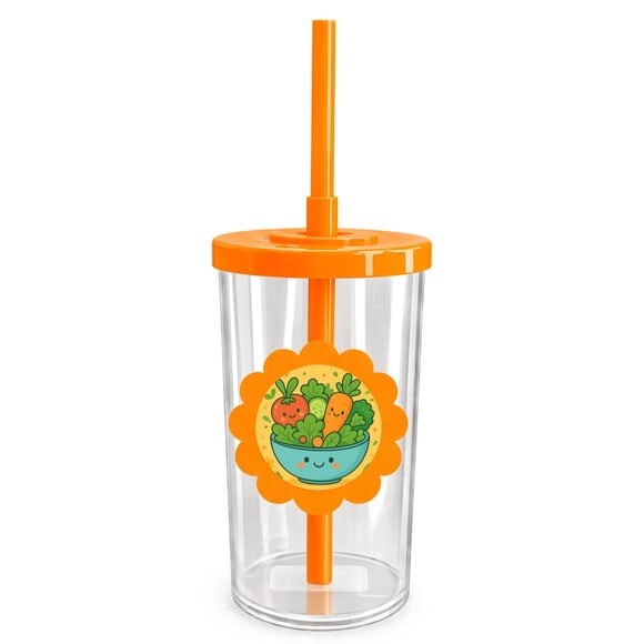 Copo Short Drink Flor Personalizado Salada Divertida